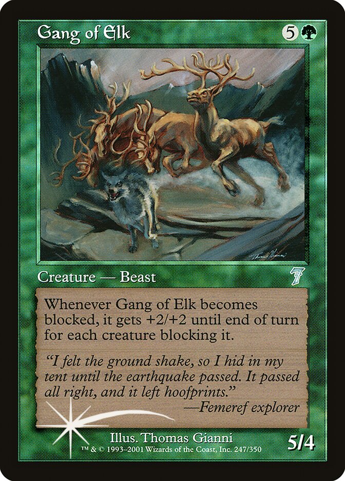 Gang of Elk card front