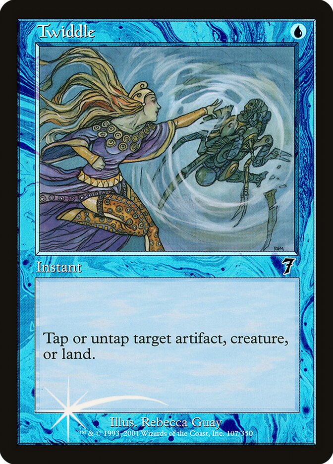 Twiddle card front