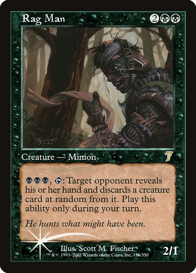 Rag Man card front