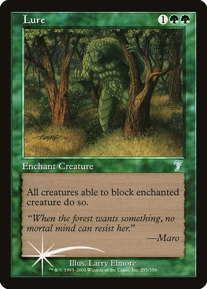 Lure card front