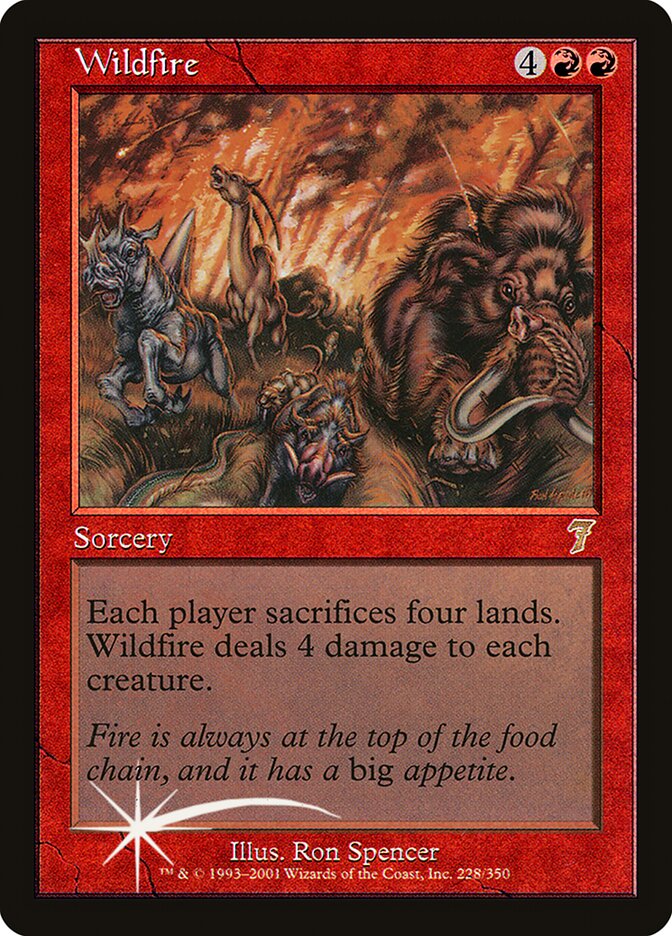 Wildfire card front