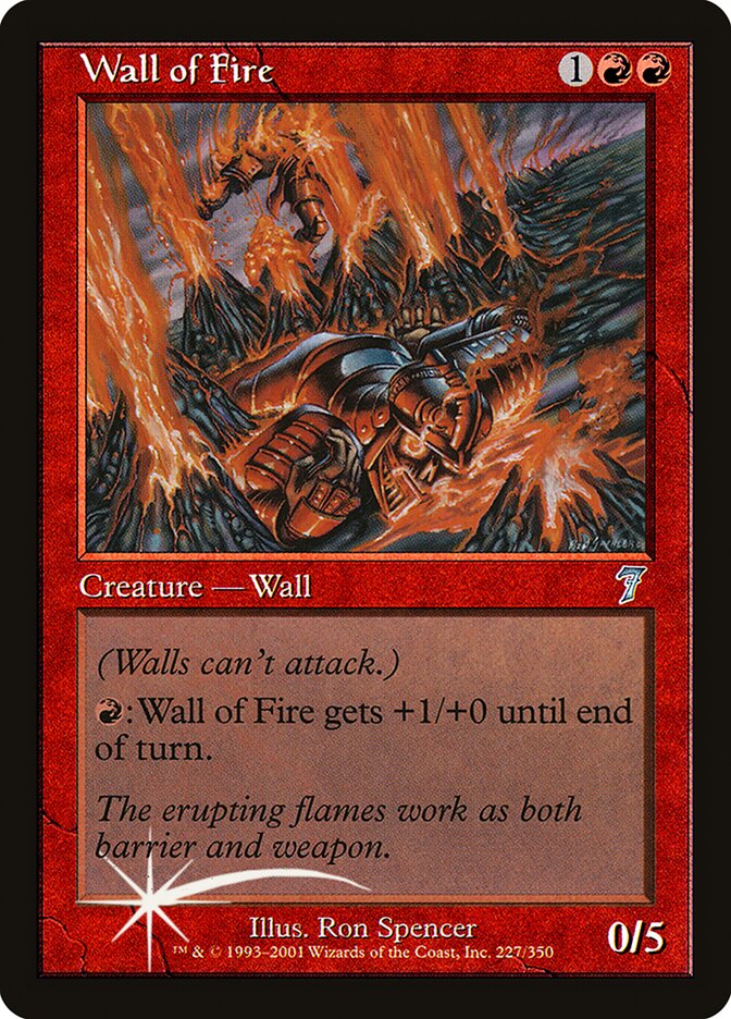 Wall of Fire card front