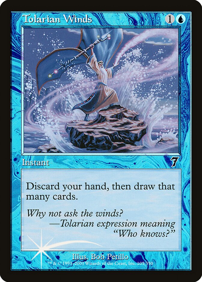 Tolarian Winds card front