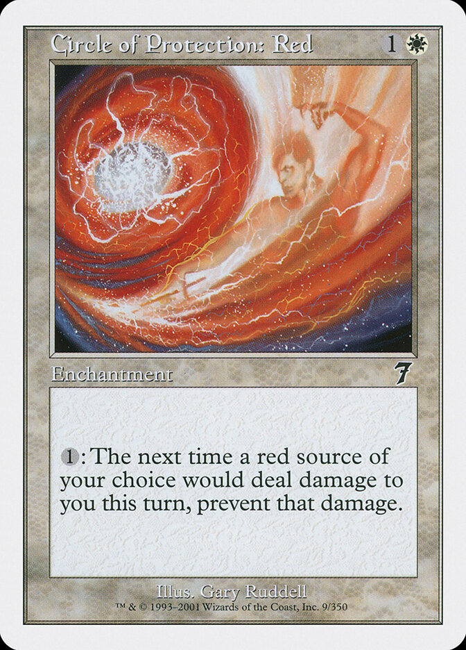 Circle of Protection: Red card front