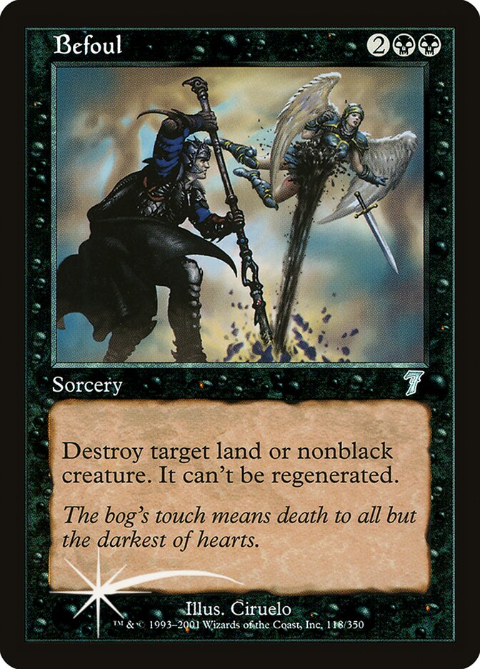 Befoul card front
