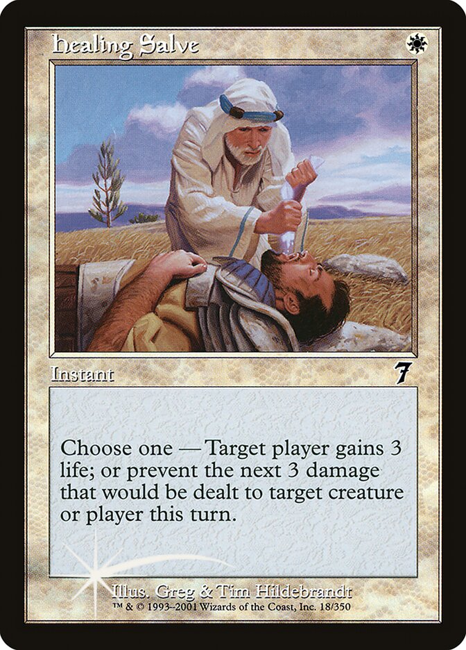 Healing Salve card front