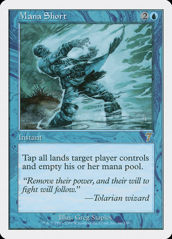 Mana Short card front