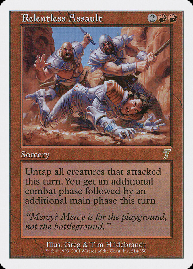 Relentless Assault card front