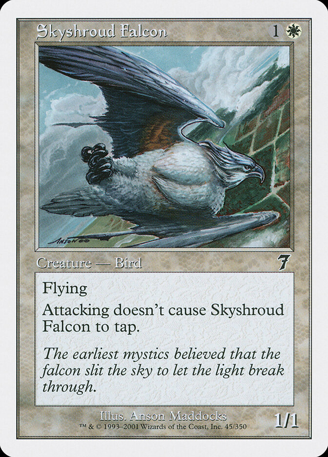 Skyshroud Falcon card front