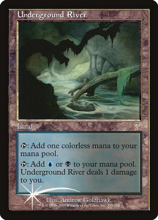 Underground River card front