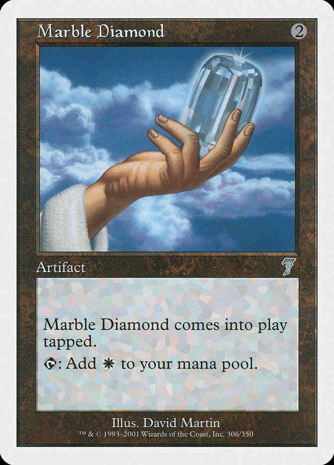 Marble Diamond card front