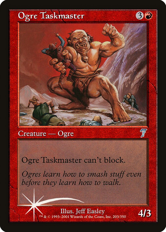 Ogre Taskmaster card front