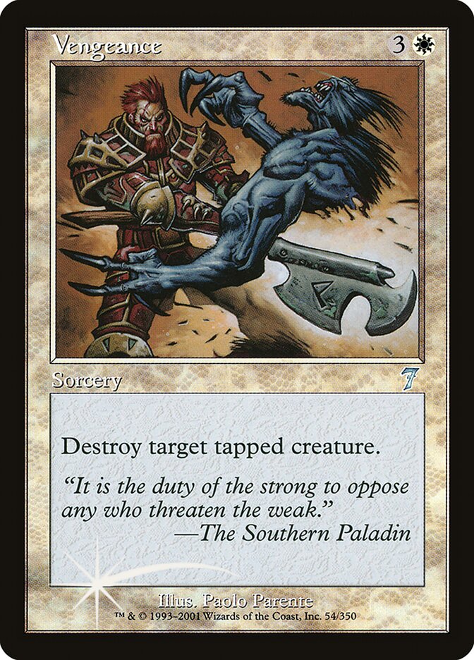 Vengeance card front