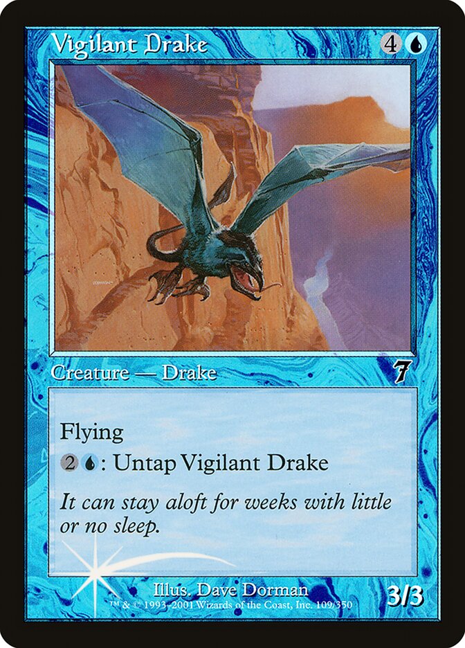 Vigilant Drake card front