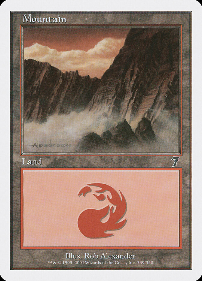 Mountain card front
