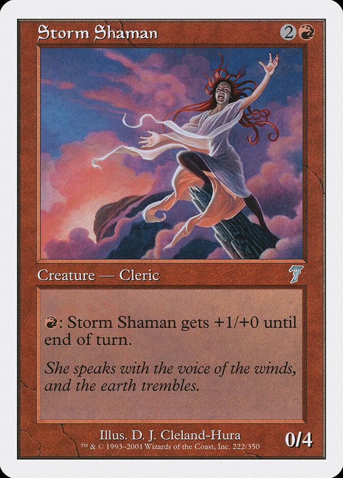 Storm Shaman card front