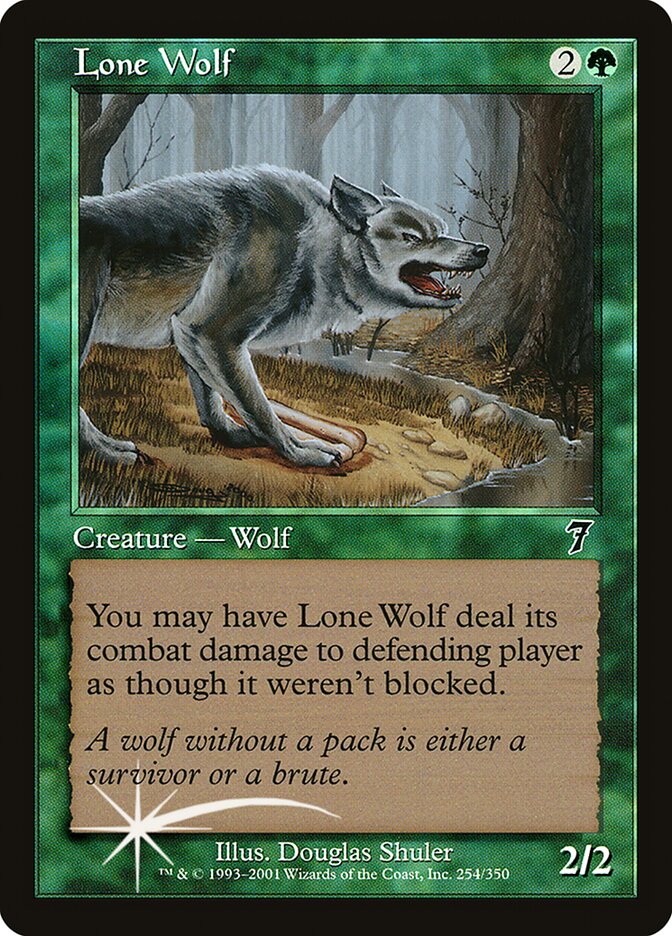 Lone Wolf card front