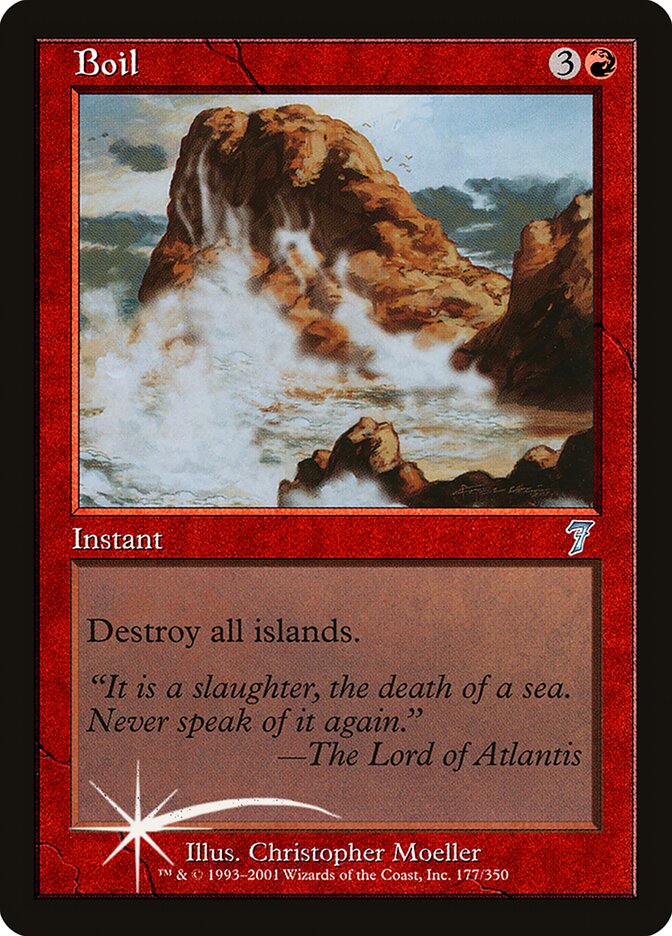 Boil card front