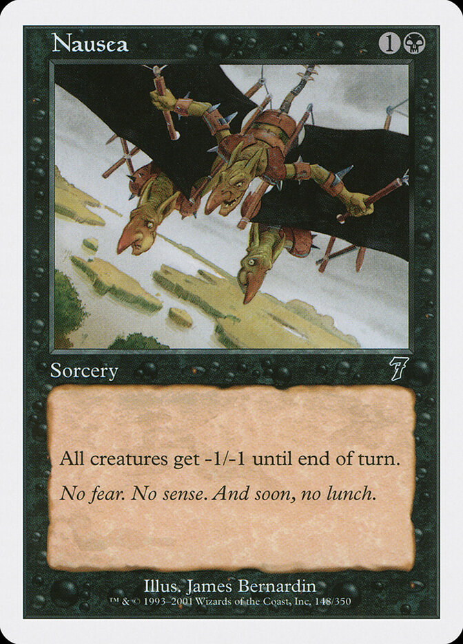 Nausea card front