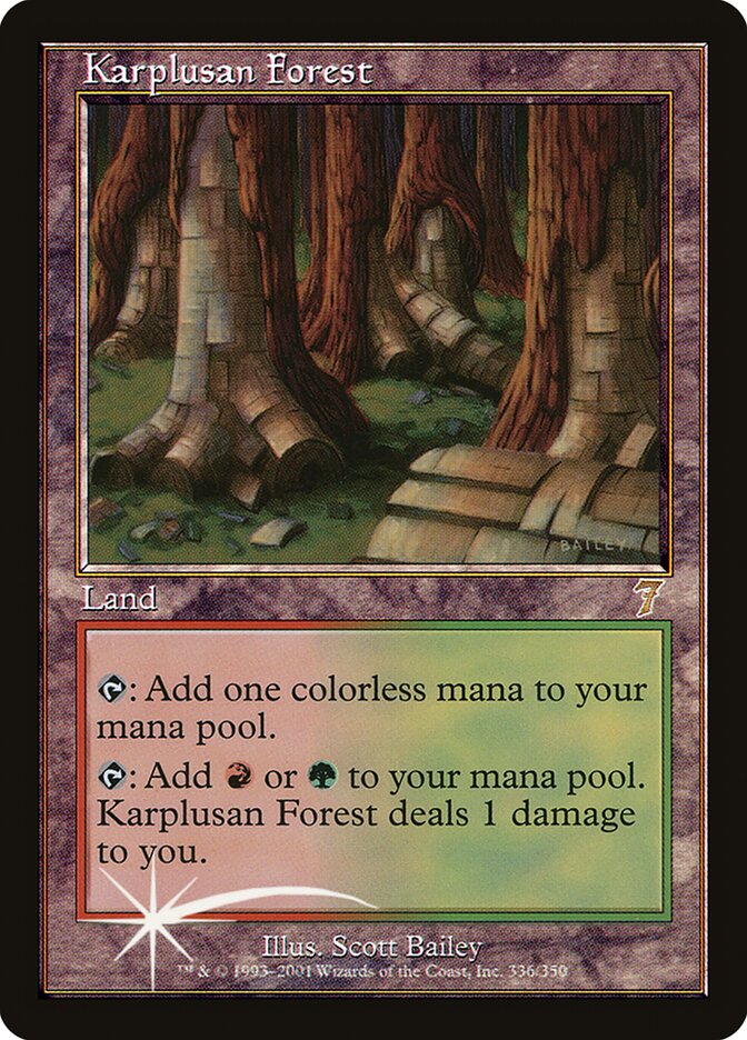 Karplusan Forest card front