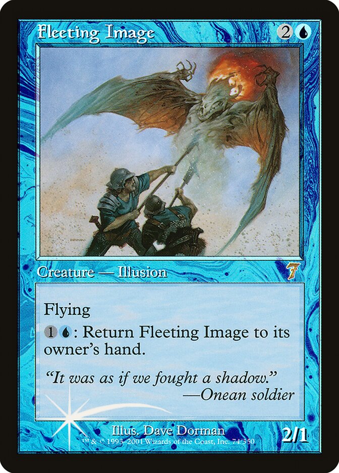 Fleeting Image card front