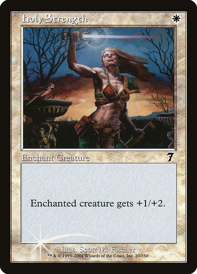 Holy Strength card front