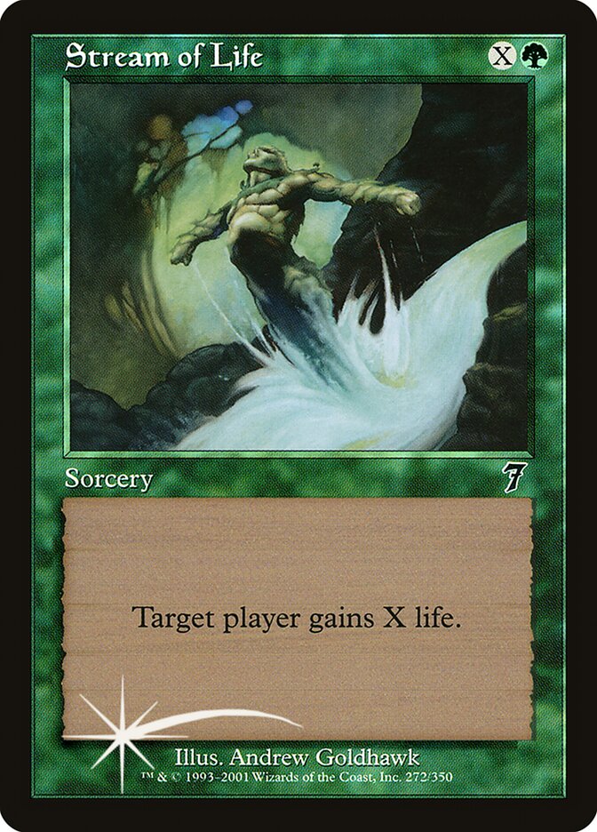Stream of Life card front