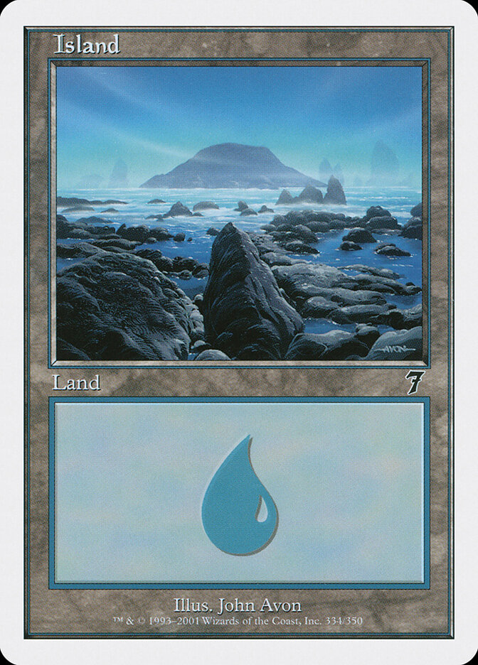 Island card front