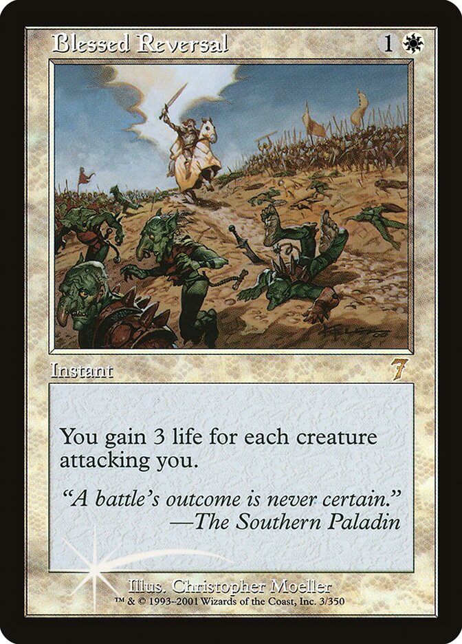 Blessed Reversal card front