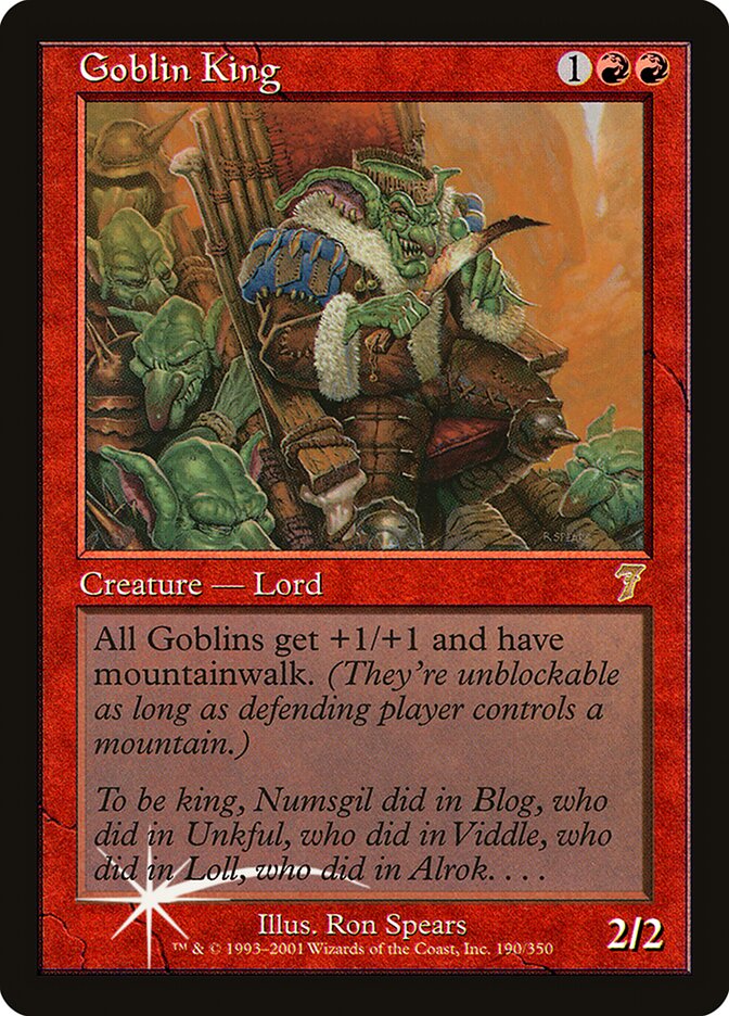 Goblin King card front