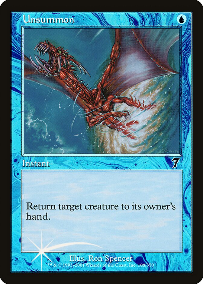 Unsummon card front