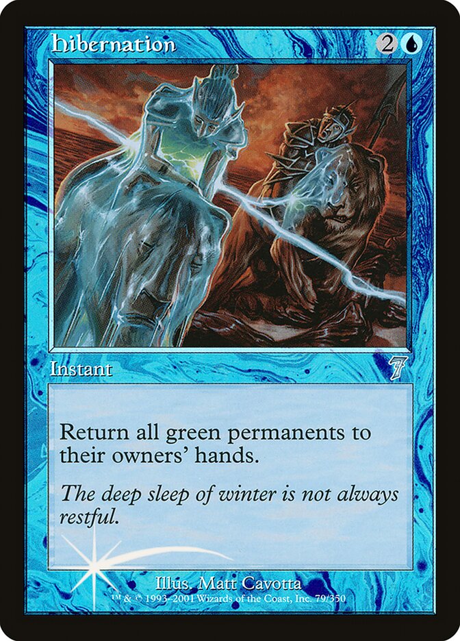 Hibernation card front