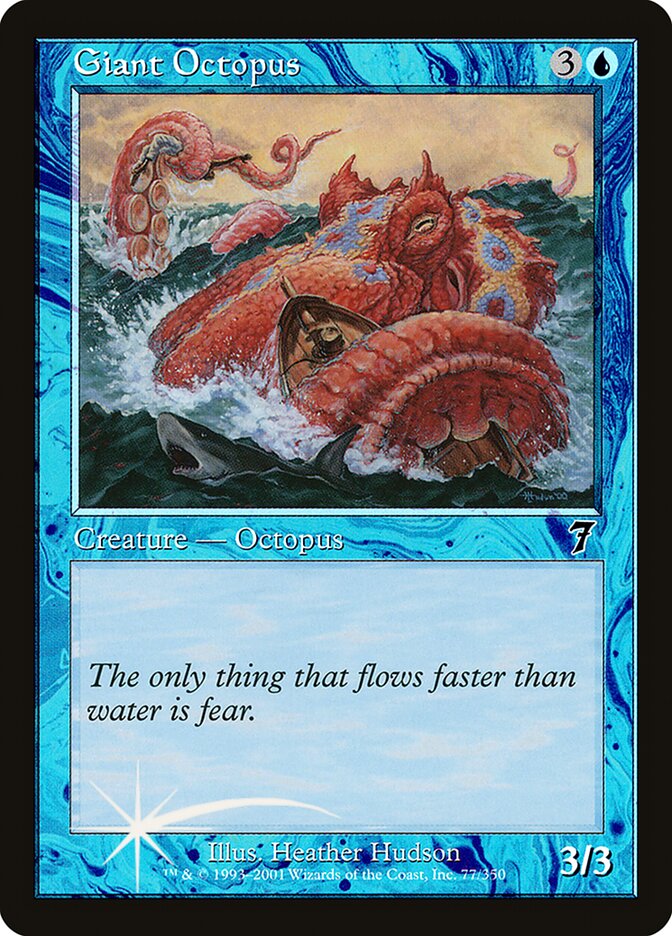 Giant Octopus card front