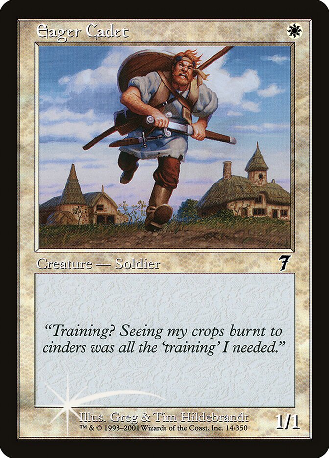 Eager Cadet card front