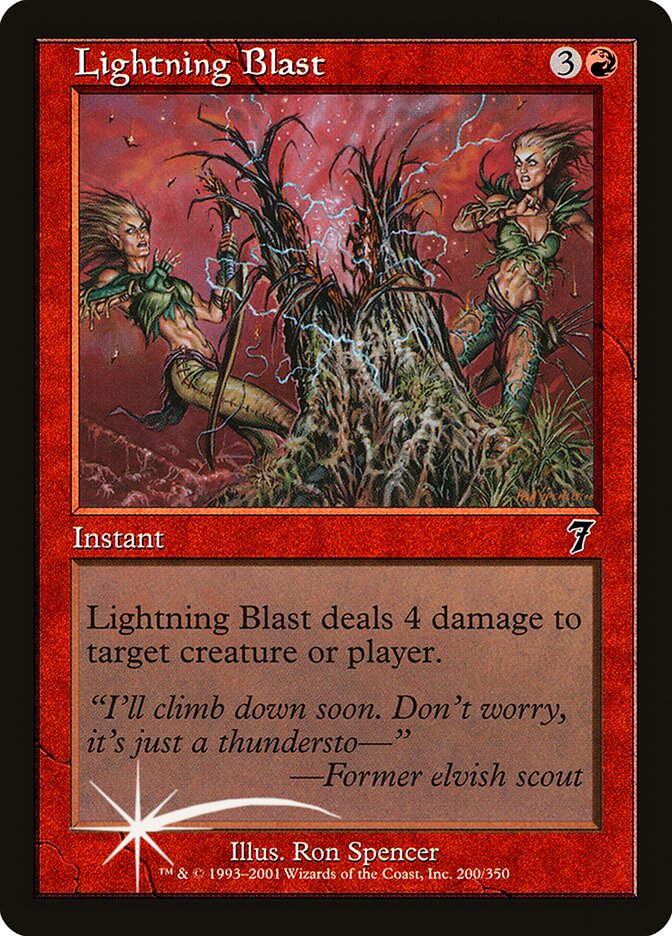 Lightning Blast card front