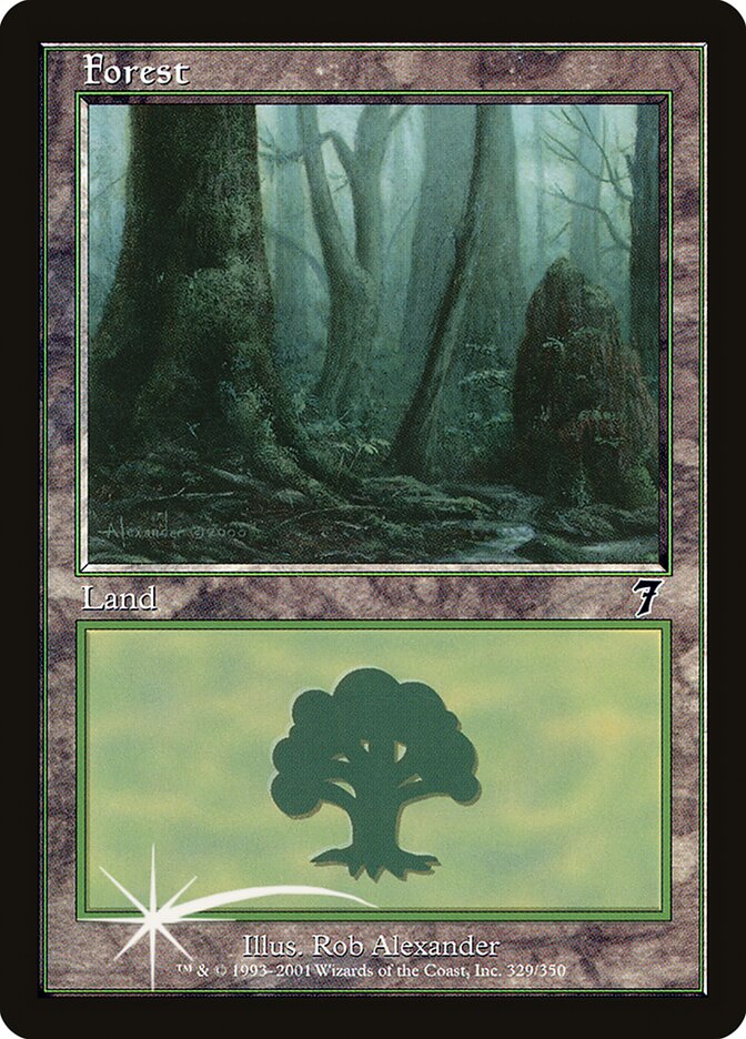 Forest card front