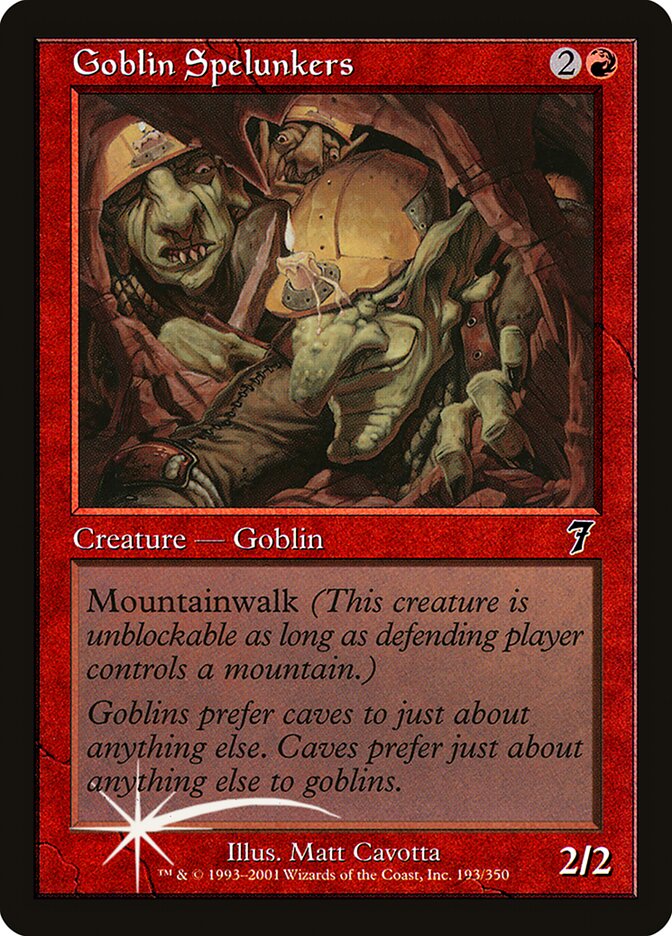 Goblin Spelunkers card front