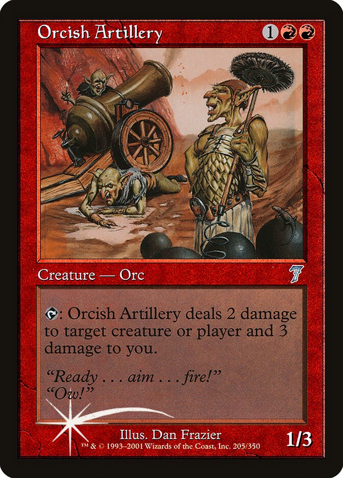 Orcish Artillery card front