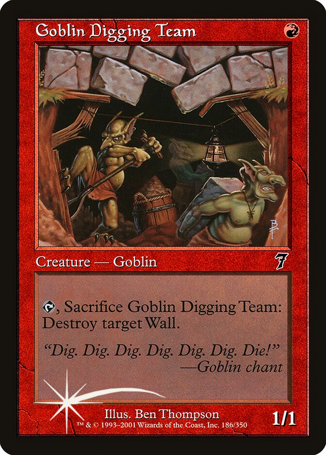 Goblin Digging Team card front