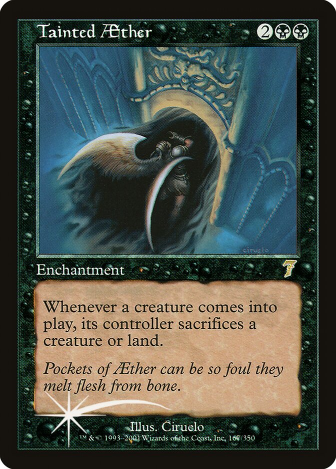 Tainted Aether card front