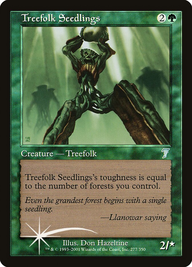 Treefolk Seedlings card front