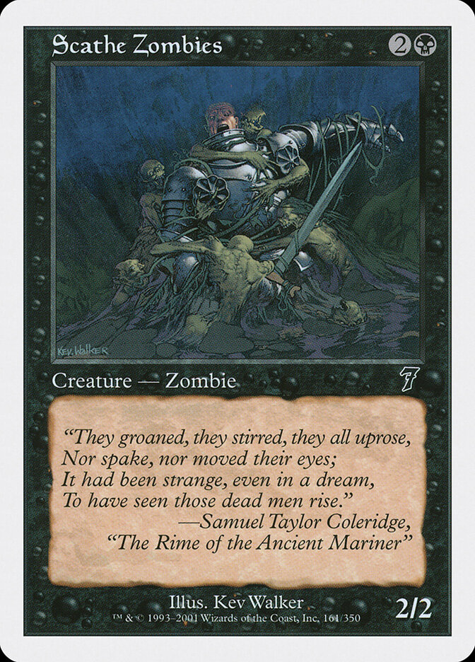 Scathe Zombies card front
