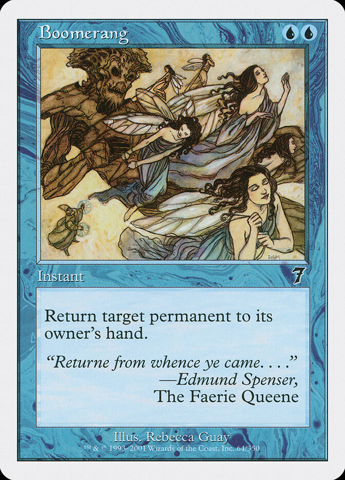 Boomerang card front