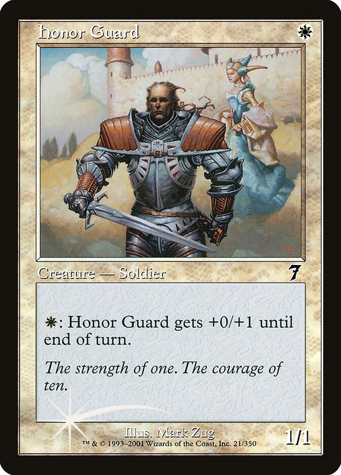 Honor Guard card front