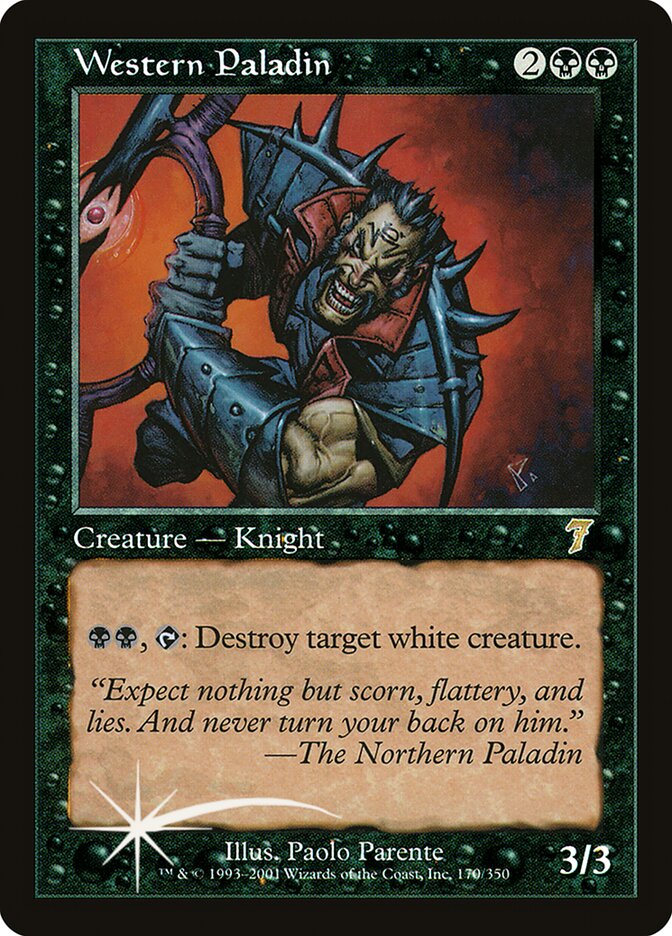 Western Paladin card front