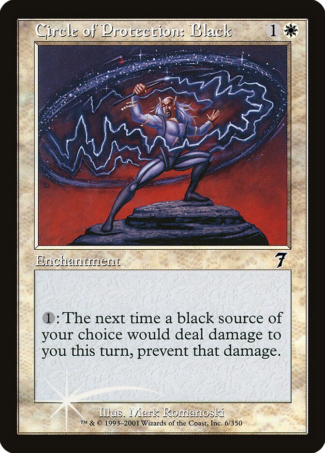 Circle of Protection: Black card front