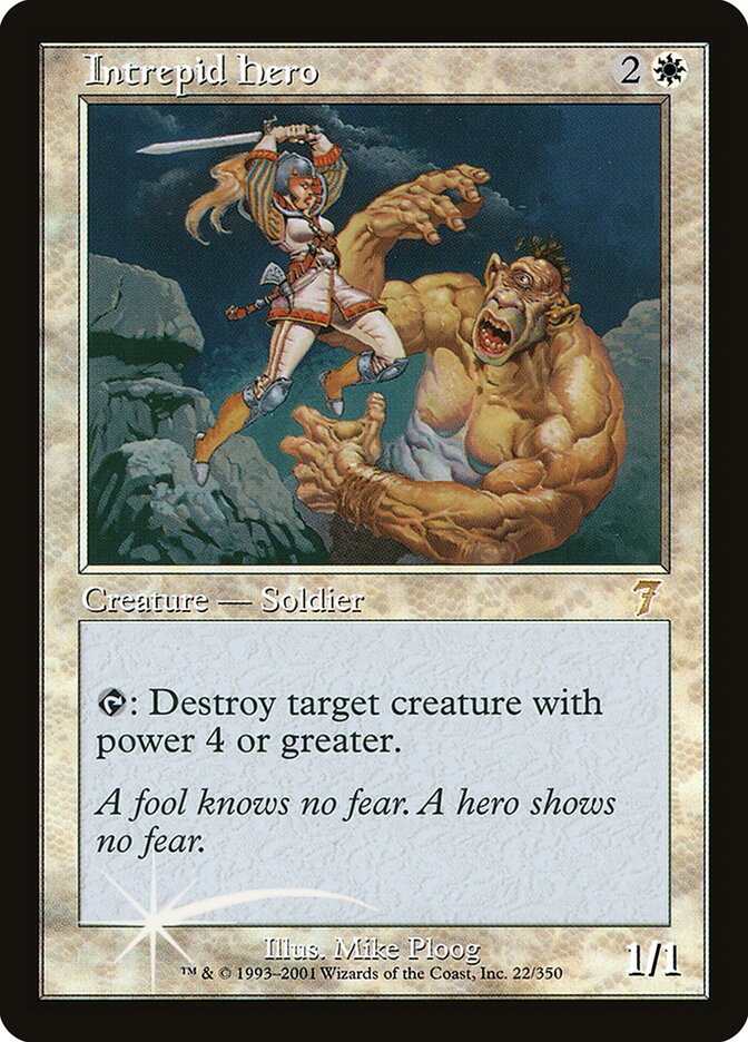 Intrepid Hero card front