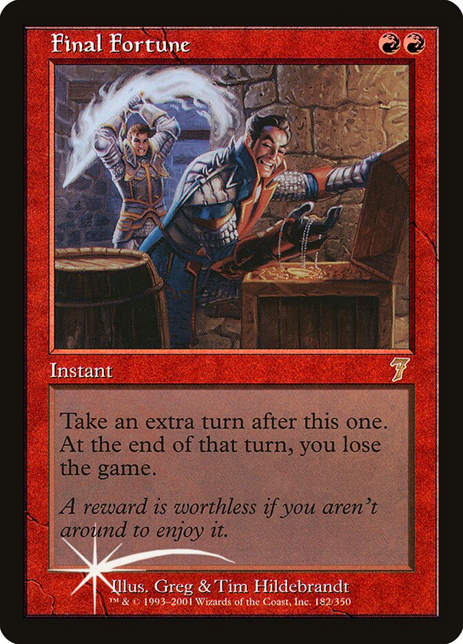 Final Fortune card front
