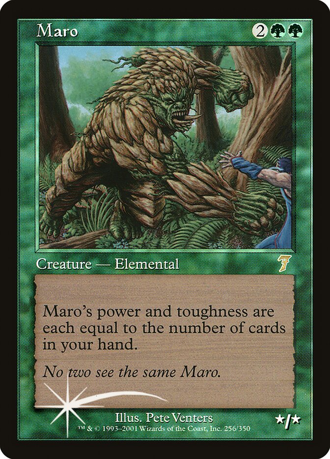 Maro card front