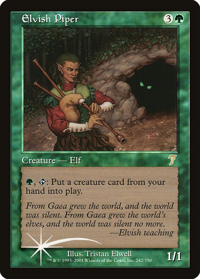 Elvish Piper card front
